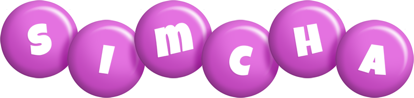 Simcha candy-purple logo