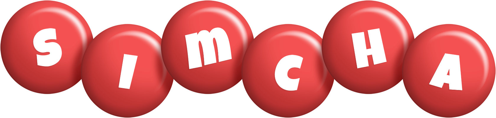 Simcha candy-red logo