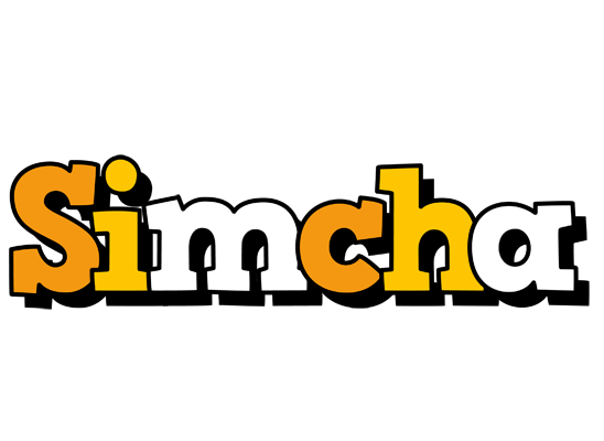 Simcha cartoon logo