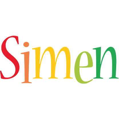 Simen birthday logo