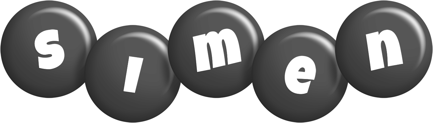 Simen candy-black logo