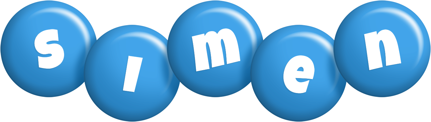Simen candy-blue logo