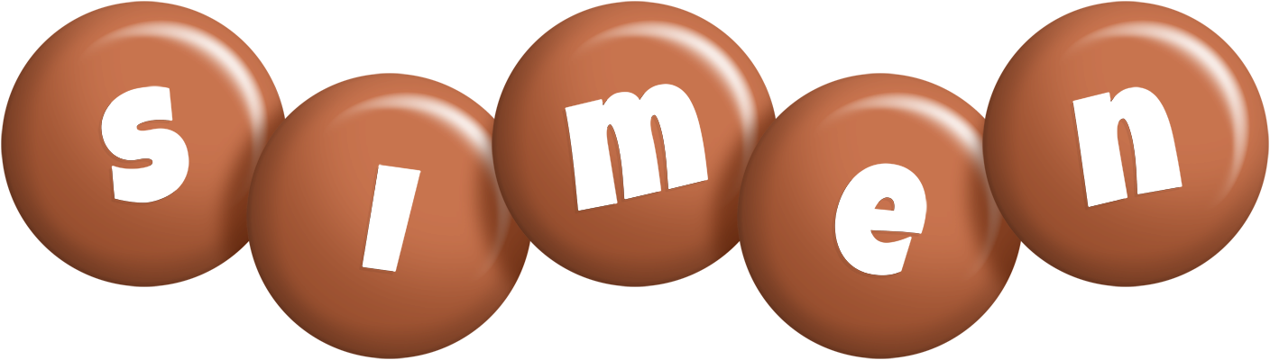 Simen candy-brown logo