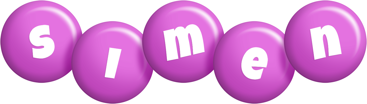 Simen candy-purple logo