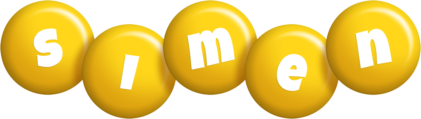 Simen candy-yellow logo