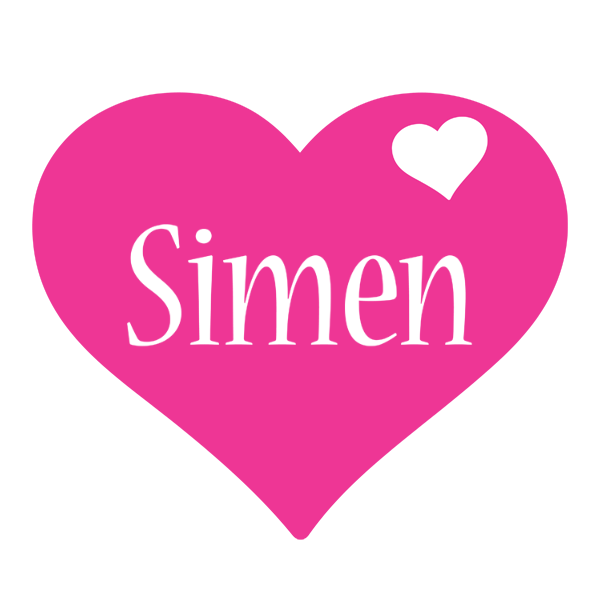 Simen love-heart logo