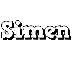 Simen snowing logo