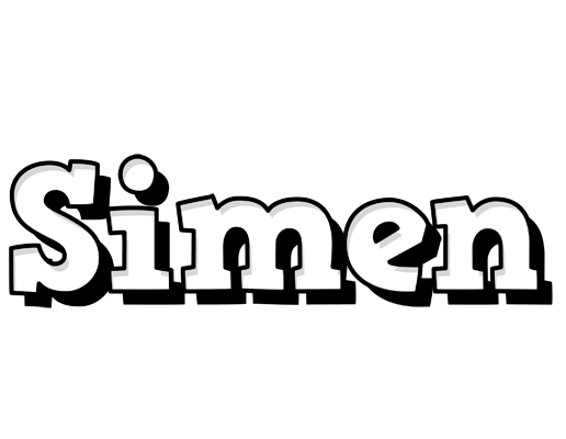 Simen snowing logo