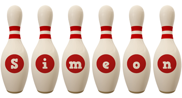 Simeon bowling-pin logo
