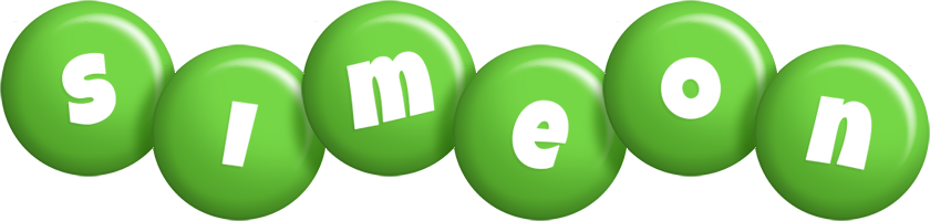 Simeon candy-green logo
