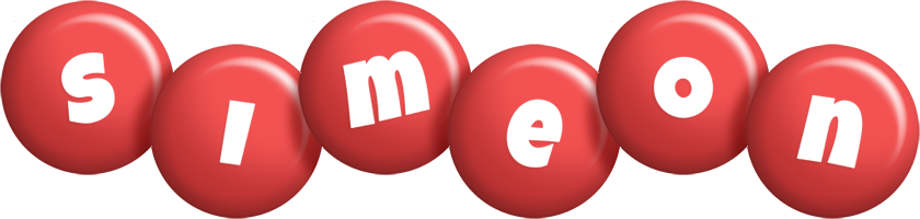 Simeon candy-red logo