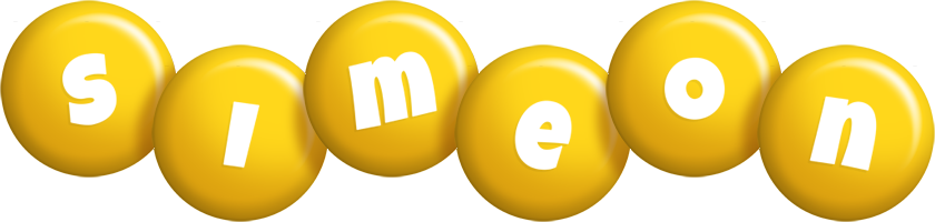 Simeon candy-yellow logo