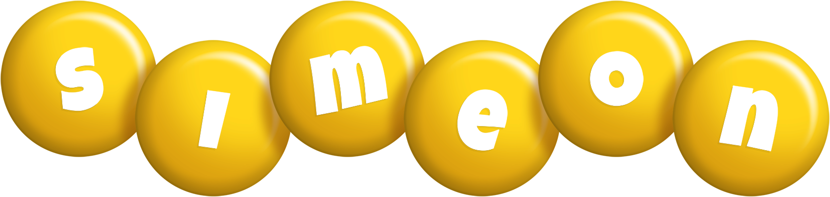Simeon candy-yellow logo