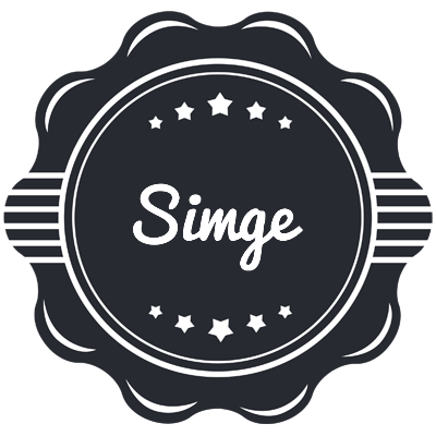 Simge badge logo