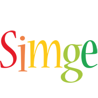 Simge birthday logo