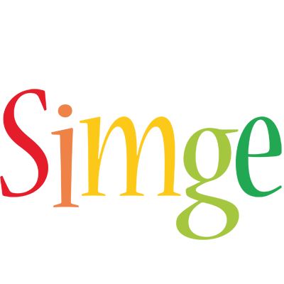 Simge birthday logo