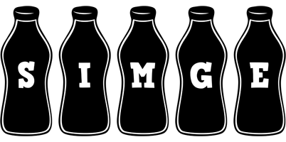 Simge bottle logo