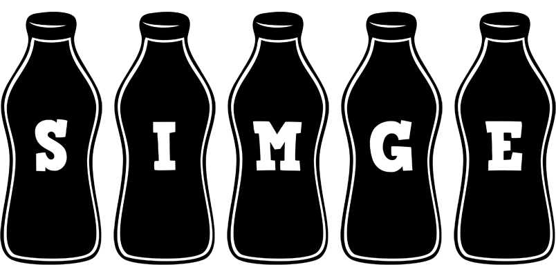 Simge bottle logo