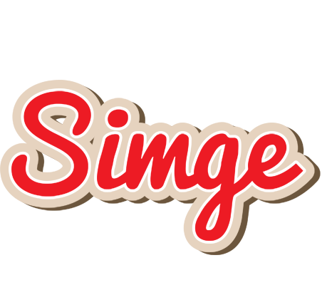 Simge chocolate logo