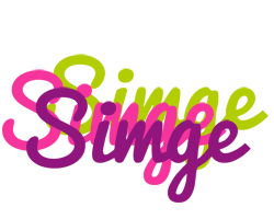 Simge flowers logo