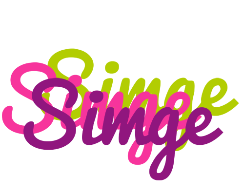 Simge flowers logo