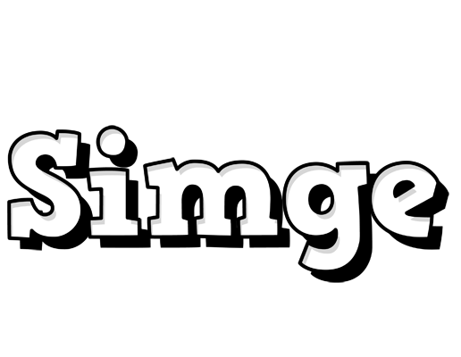 Simge snowing logo