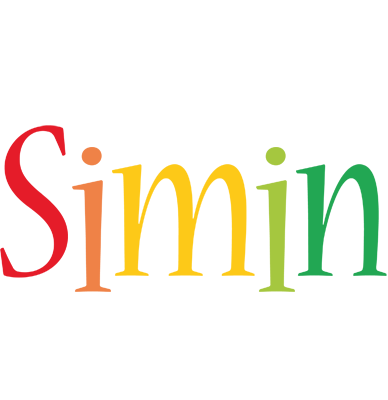 Simin birthday logo