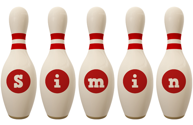 Simin bowling-pin logo