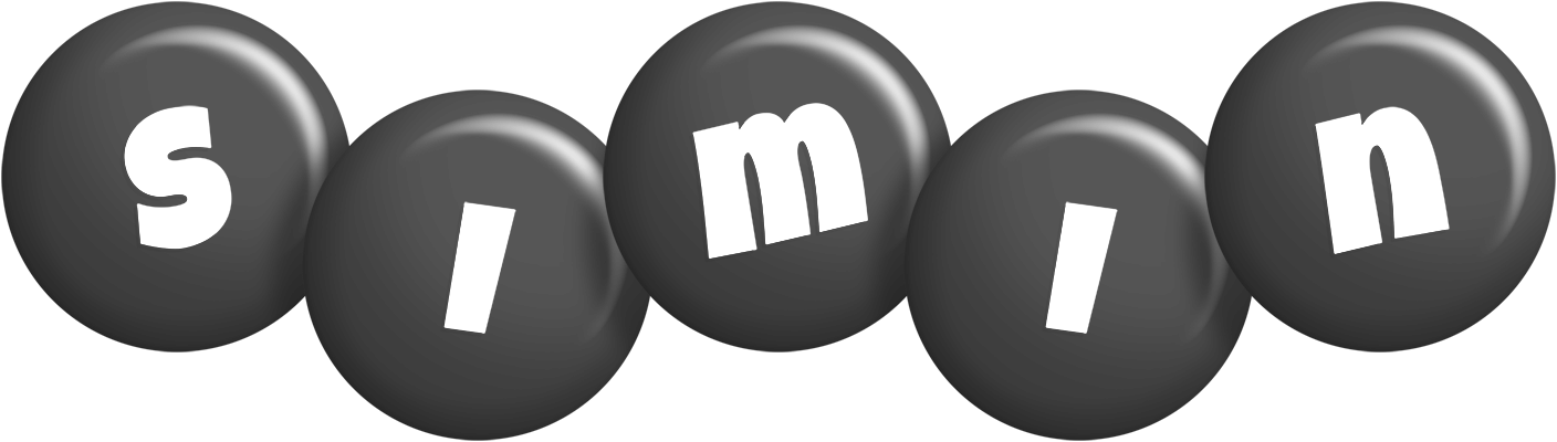 Simin candy-black logo