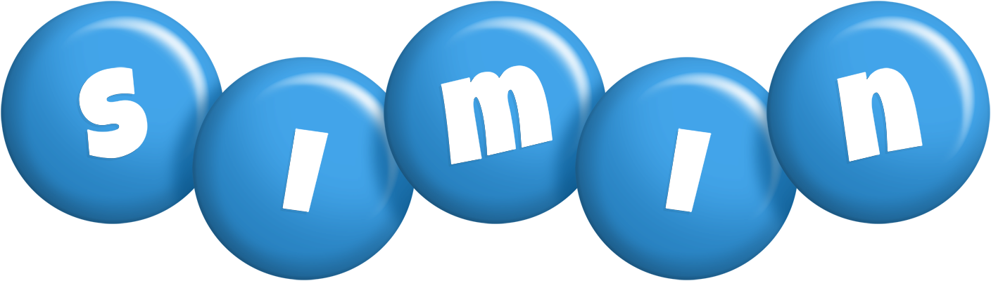 Simin candy-blue logo
