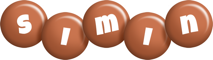 Simin candy-brown logo