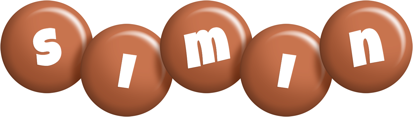 Simin candy-brown logo