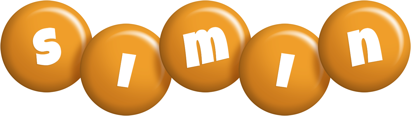 Simin candy-orange logo