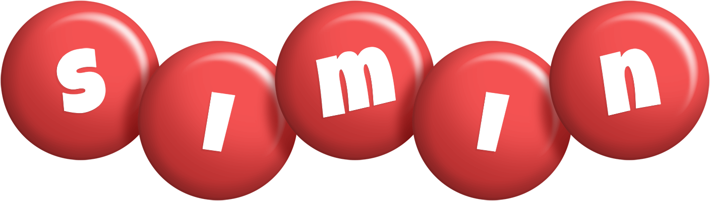 Simin candy-red logo