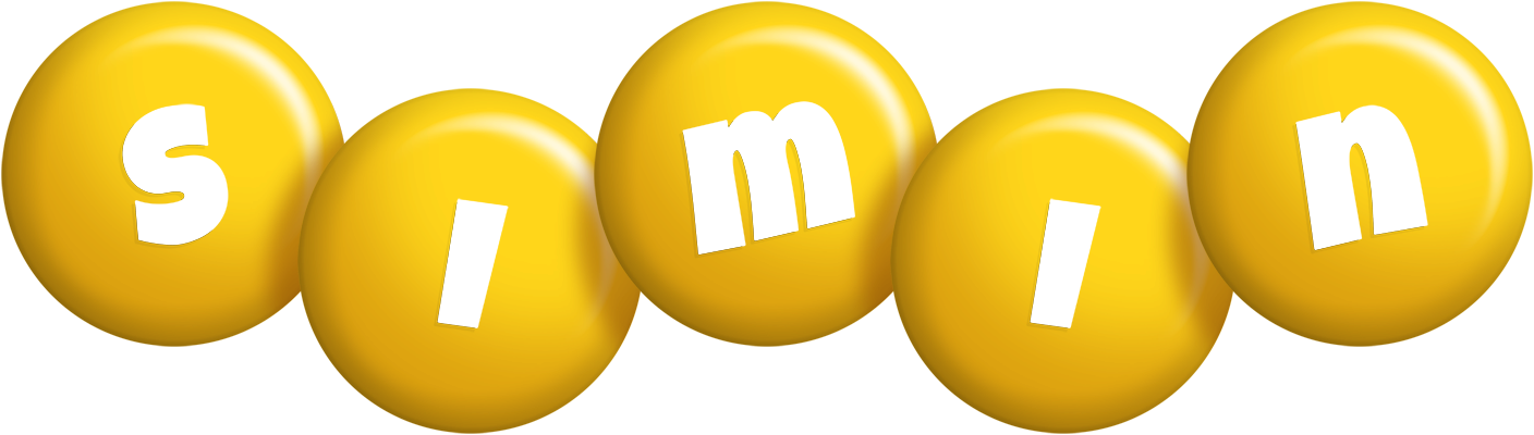 Simin candy-yellow logo