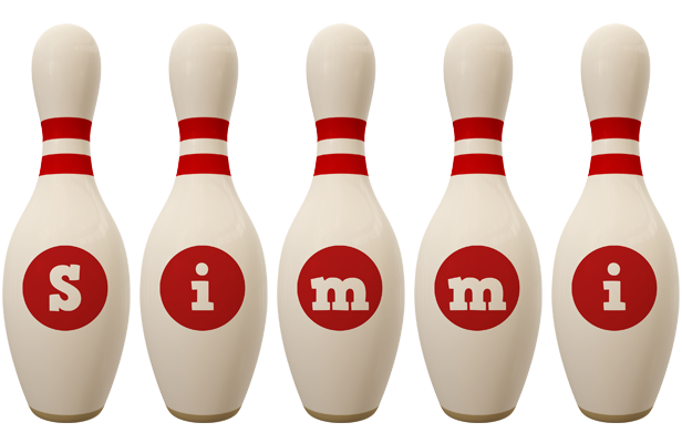 Simmi bowling-pin logo