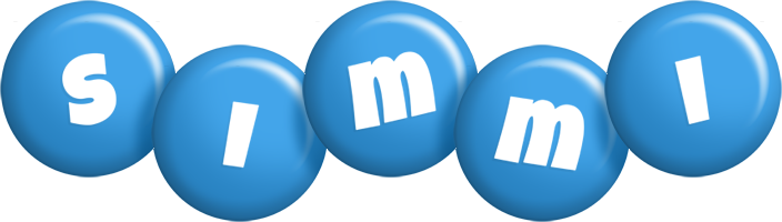 Simmi candy-blue logo
