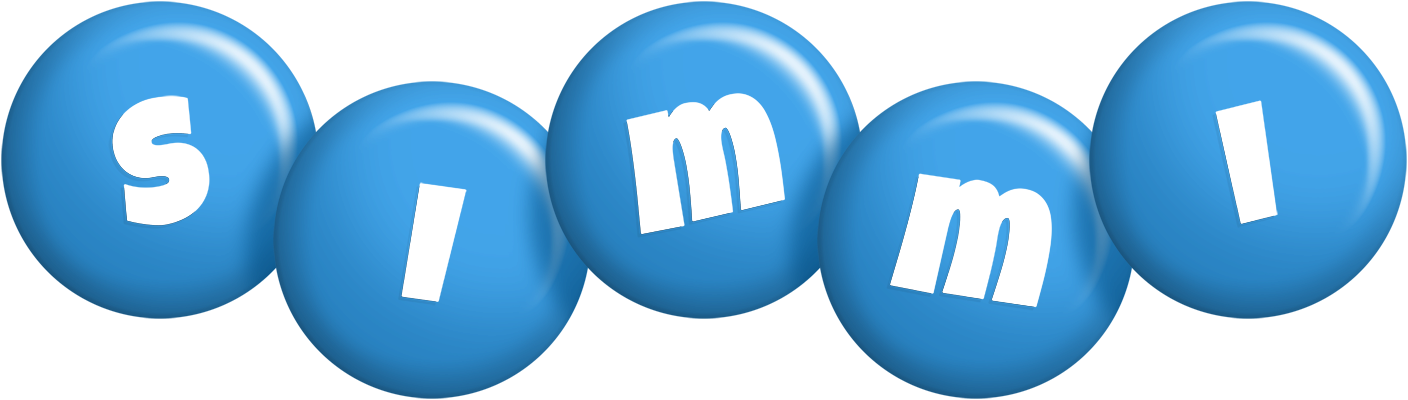 Simmi candy-blue logo