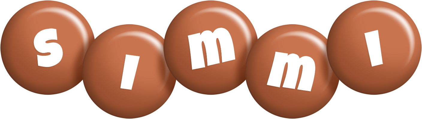 Simmi candy-brown logo
