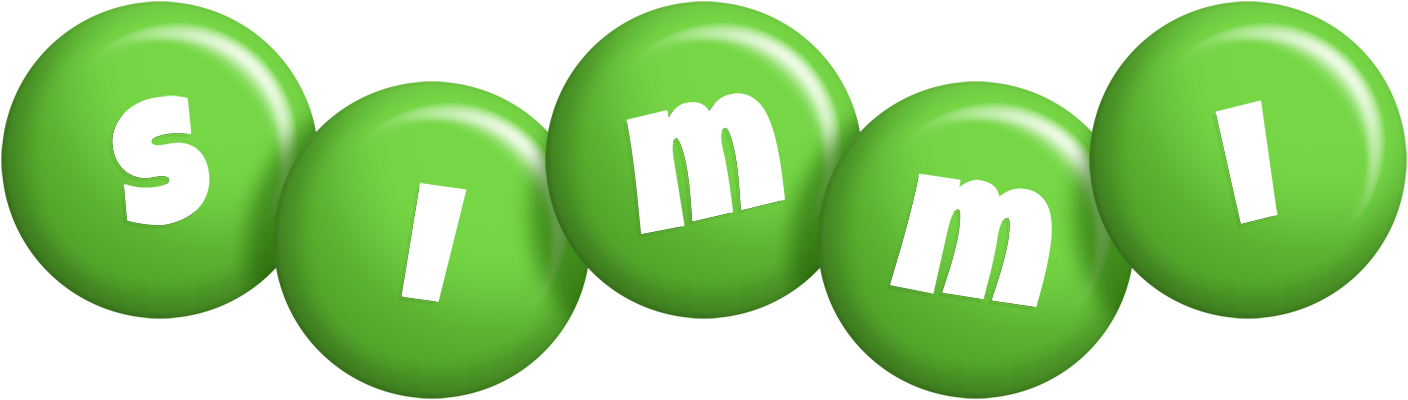 Simmi candy-green logo