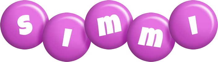 Simmi candy-purple logo