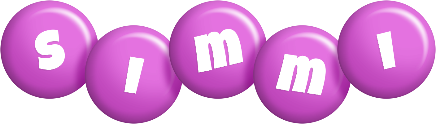 Simmi candy-purple logo