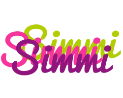 Simmi flowers logo