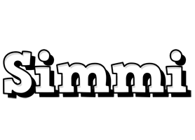 Simmi snowing logo