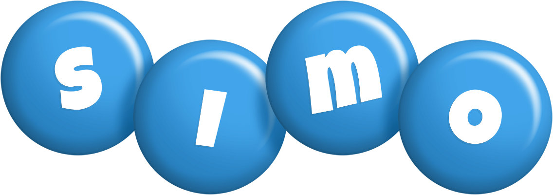 Simo candy-blue logo