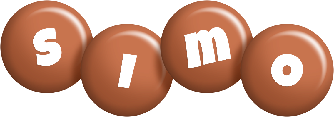 Simo candy-brown logo