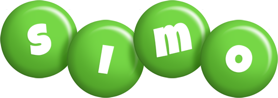 Simo candy-green logo