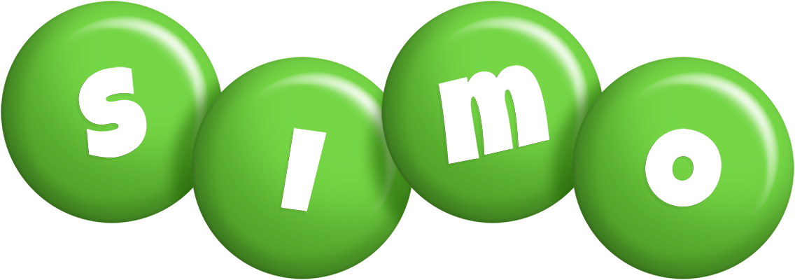 Simo candy-green logo