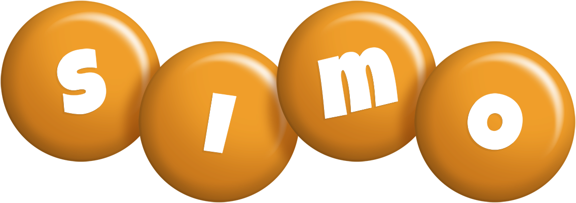 Simo candy-orange logo