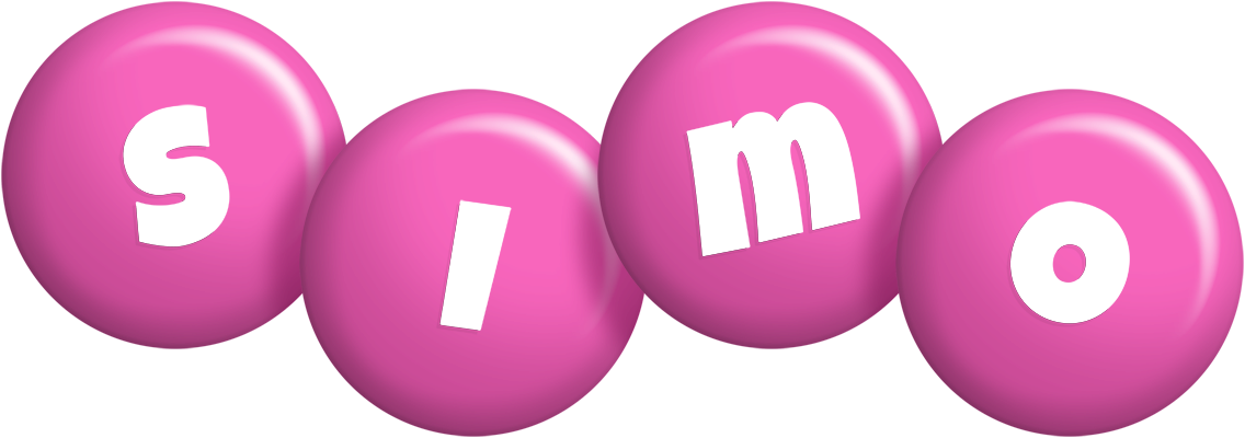 Simo candy-pink logo